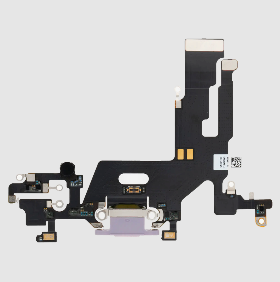 Charging Port Flex Cable For iPhone 11 (Premium) (Purple)