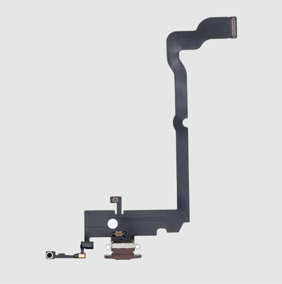 Charging Port Flex Cable For iPhone XS Max (Aftermarket) (Gold)