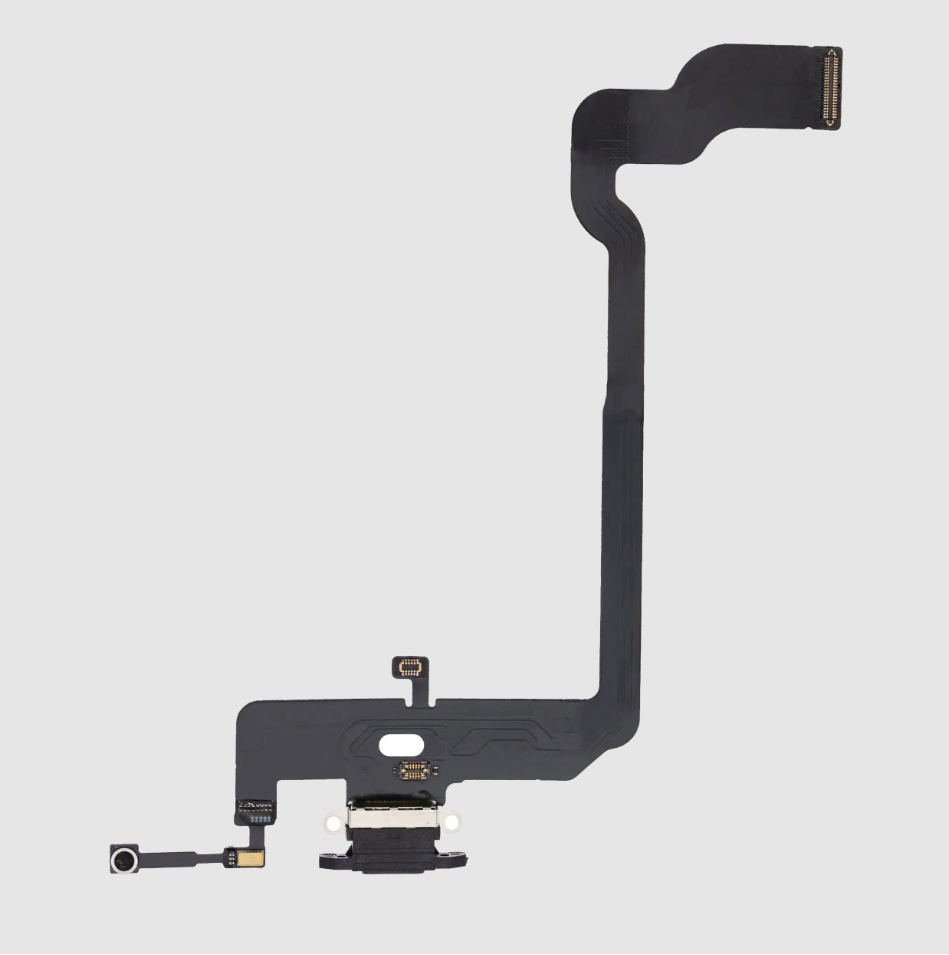 Charging Port Flex Cable For iPhone XS (Aftermarket) (Space Gray)