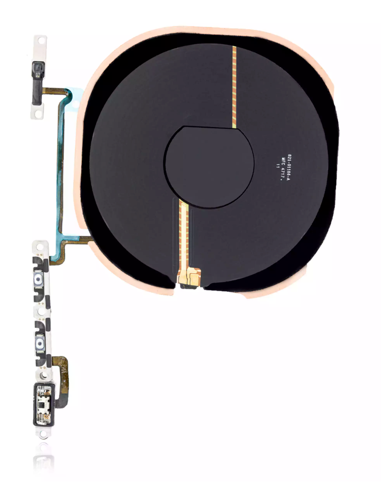 Wireless NFC Charging Flex With Power & Volume Flex Pre-Installed For iPhone X