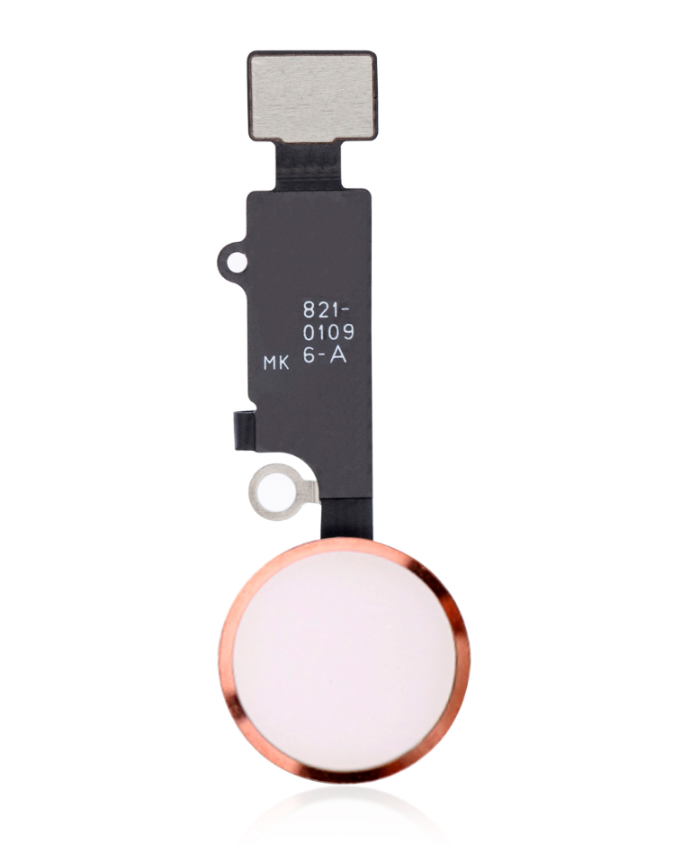 Home Button With Flex For iPhone 7 / 7 Plus / 8 / 8 Plus / SE (2020) / SE (2022) (Warning: For Cosmetic Use Only) (Rose Gold)