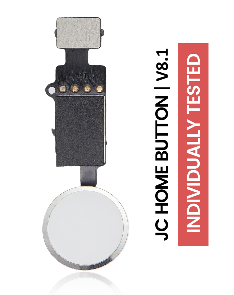 Home Button Solution For iPhone 7 / 7 Plus / 8 / 8 Plus / SE (2020) / SE (2022) (Silver) (Version 8.1 / JCID / Individually Tested For Functionality)
