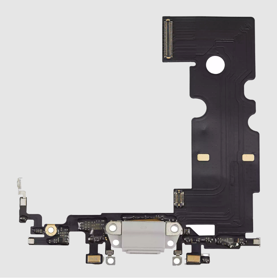 Charging Port Flex Cable For iPhone 8 (Premium) (Silver)