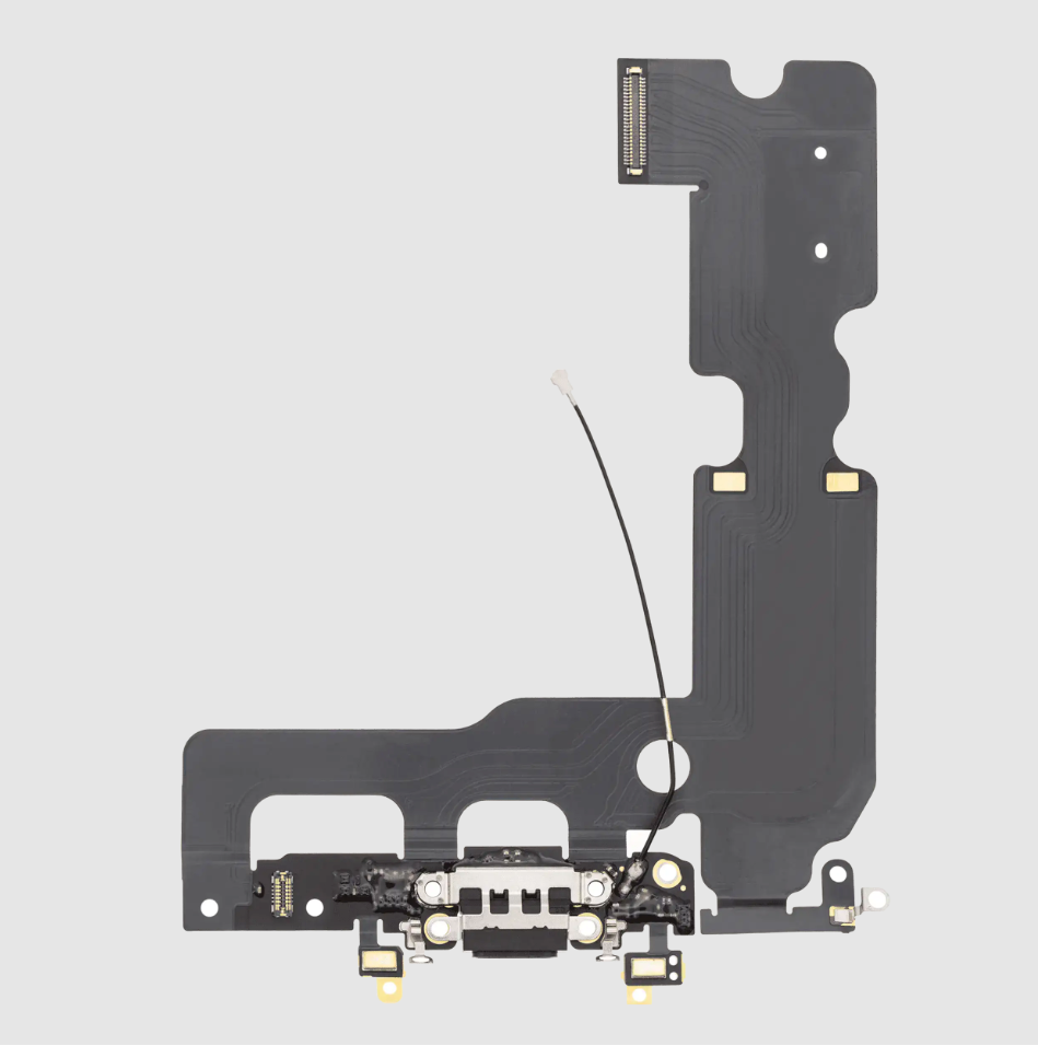 Charging Port Flex Cable For iPhone 7 Plus (Premium) (Jet / Matte Black)