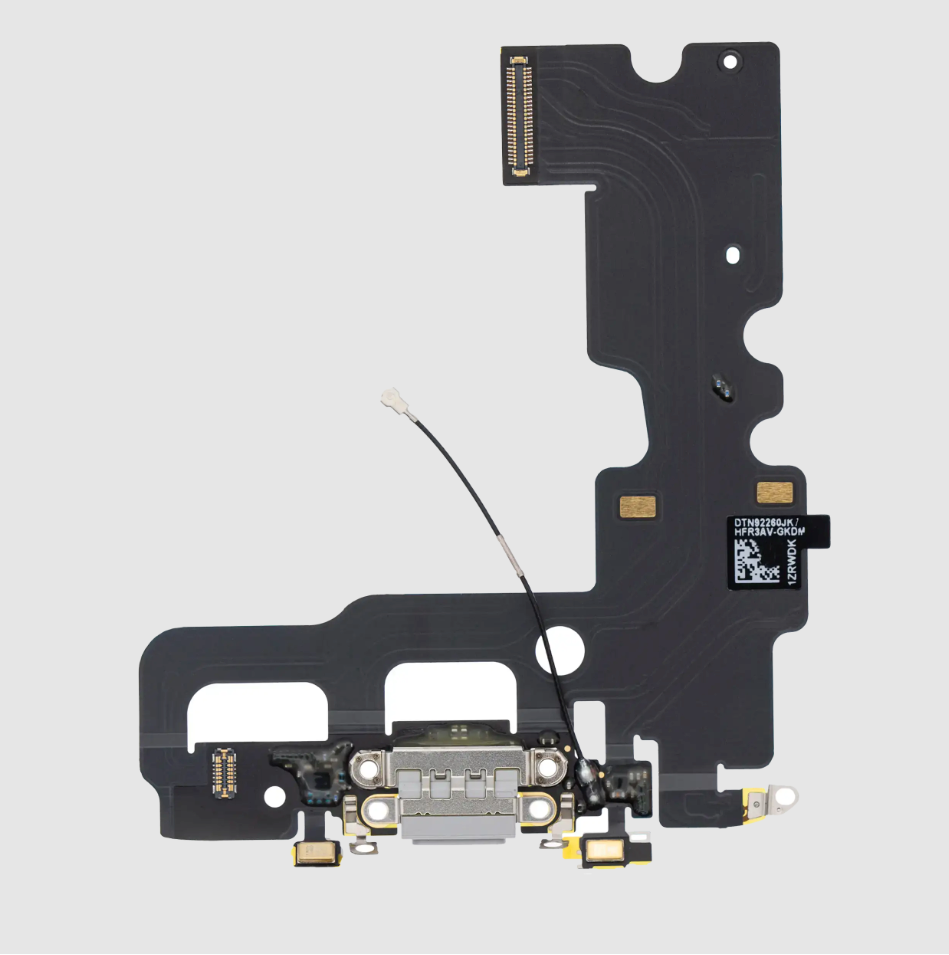 Charging Port Flex Cable For iPhone 7 (Premium) (Silver)