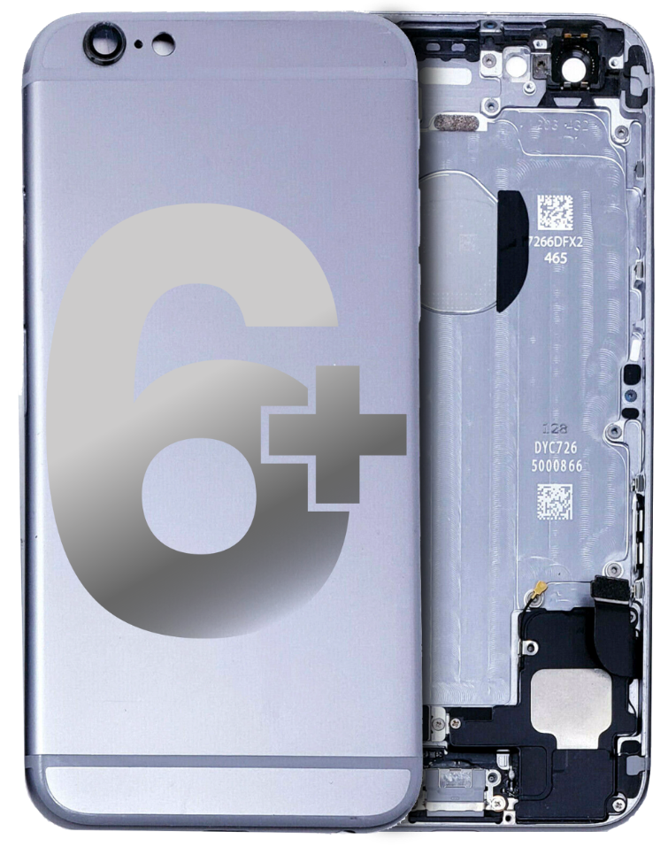 Back Housing For iPhone 6 Plus (Generic) (Space Gray)
