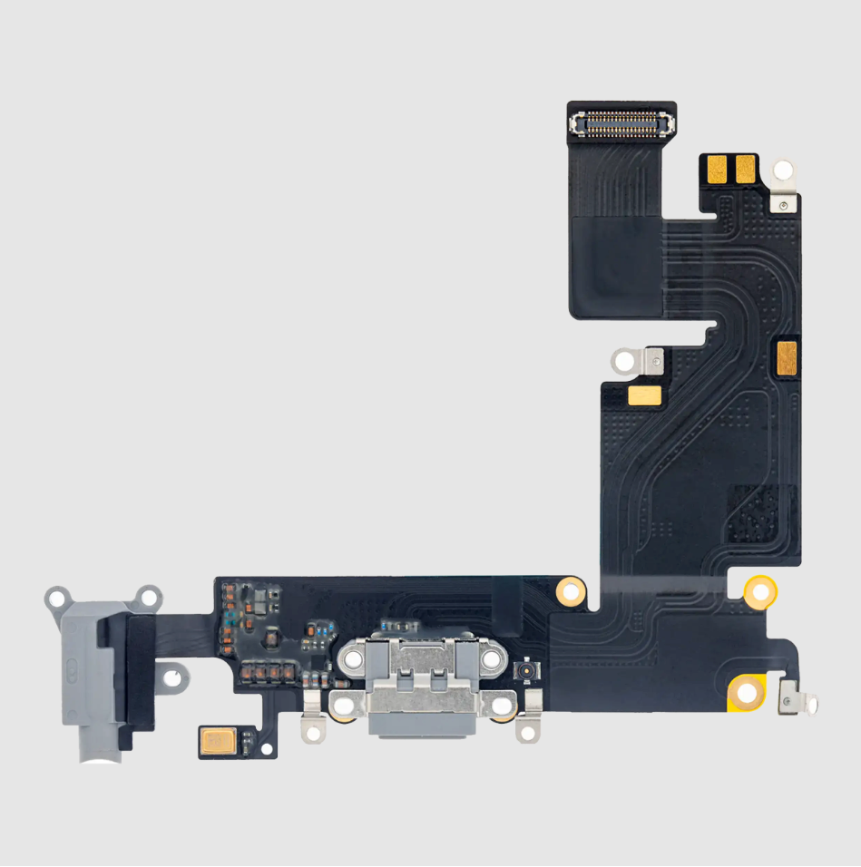 Charging Port Flex Cable For iPhone 6 Plus (Aftermarket) (Space Gray)