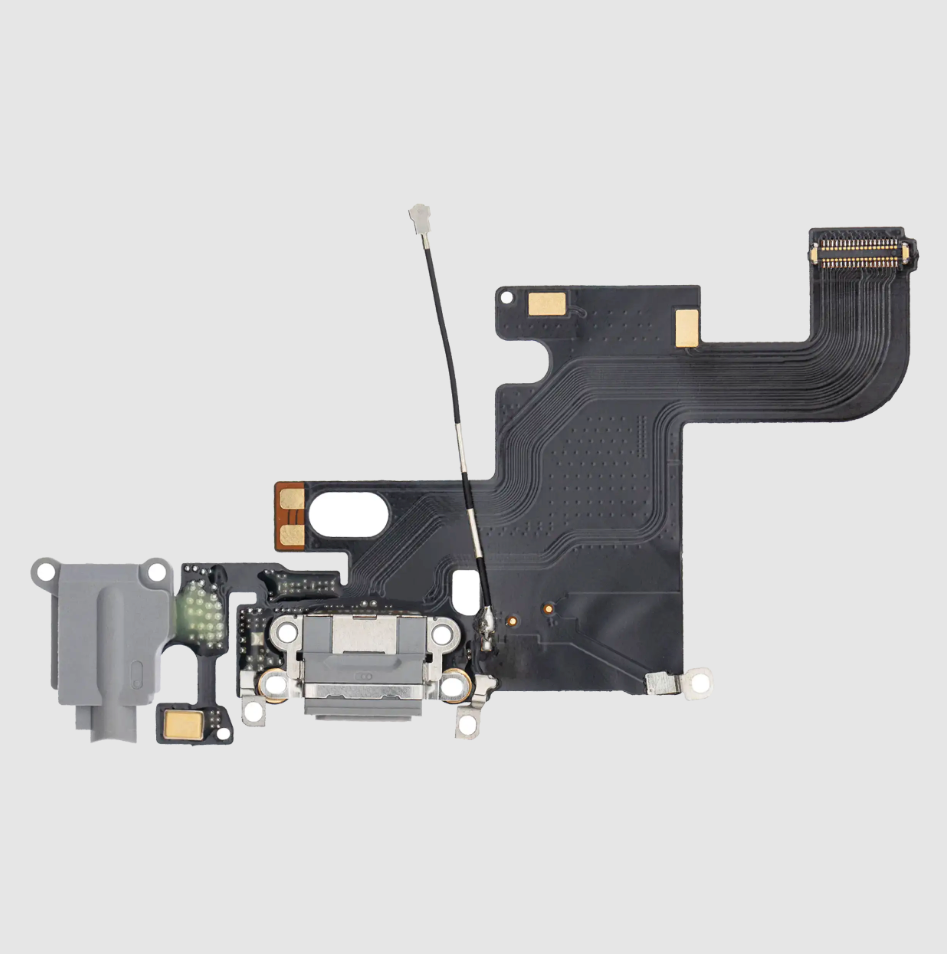 Charging Port Flex Cable For iPhone 6 (Aftermarket) (Space Gray)