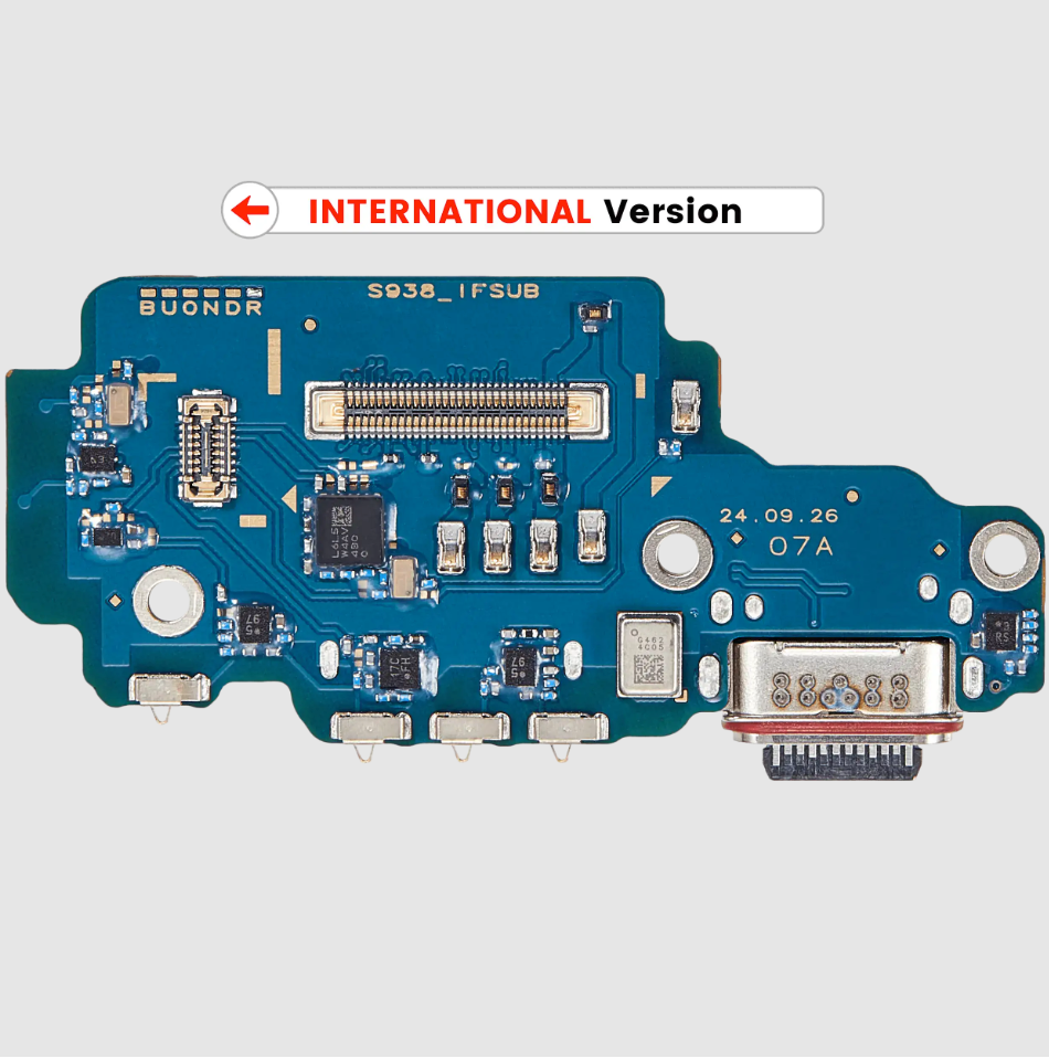 Charging Port Board With Sim Card Reader For Samsung Galaxy S25 Ultra 5G (S938R) (International Version) (Premium)