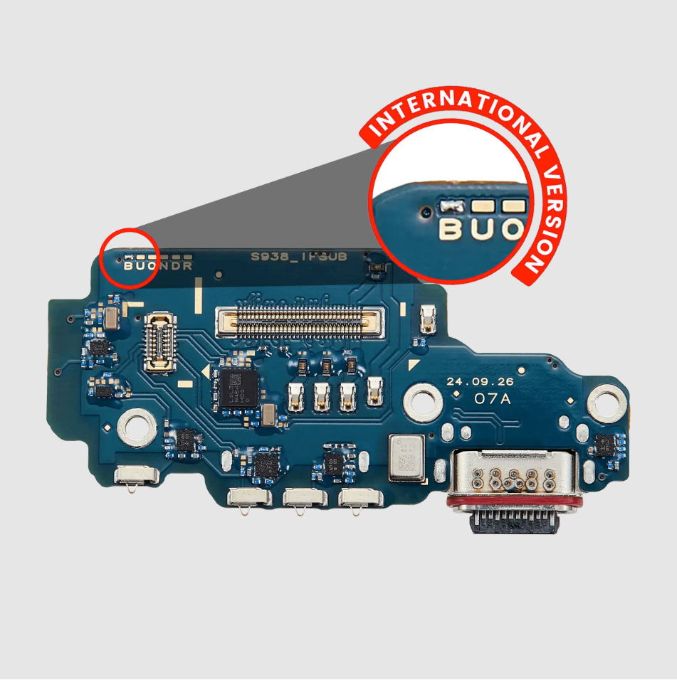 Charging Port Board With Sim Card Reader For Samsung Galaxy S25 Ultra 5G (S938B) (International Version) (Premium)