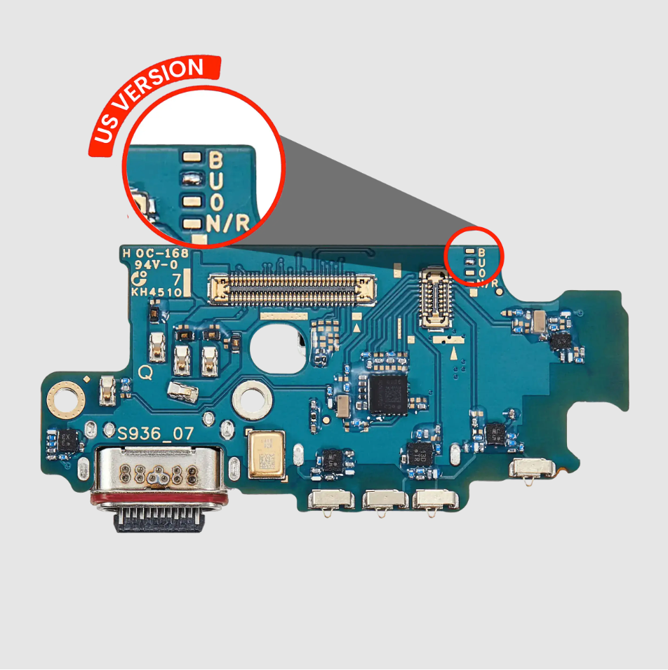Charging Port Board With Sim Card Reader For Samsung Galaxy S25 Plus 5G (S936U) (US Version) (Premium)