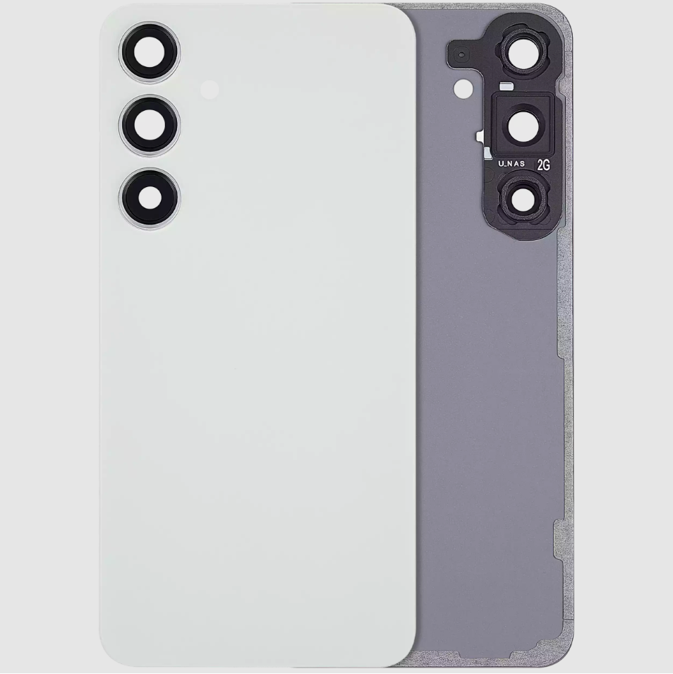 Back Cover Glass With Camera Lens For Samsung Galaxy S24 Plus 5G (No Logo) (Aftermarket Plus) (Jade Green)