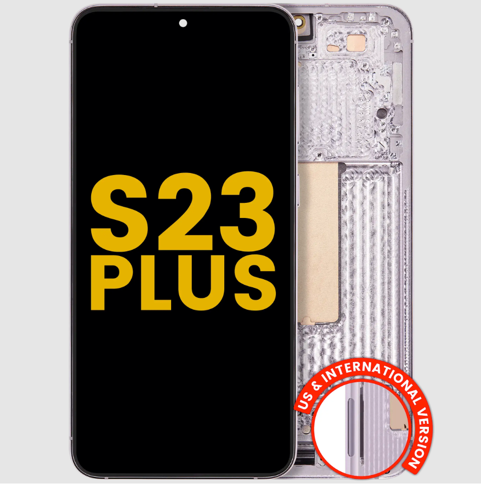 OLED Assembly With Frame For Samsung Galaxy S23 Plus 5G (US & International) (Refurbished) (Lavender)
