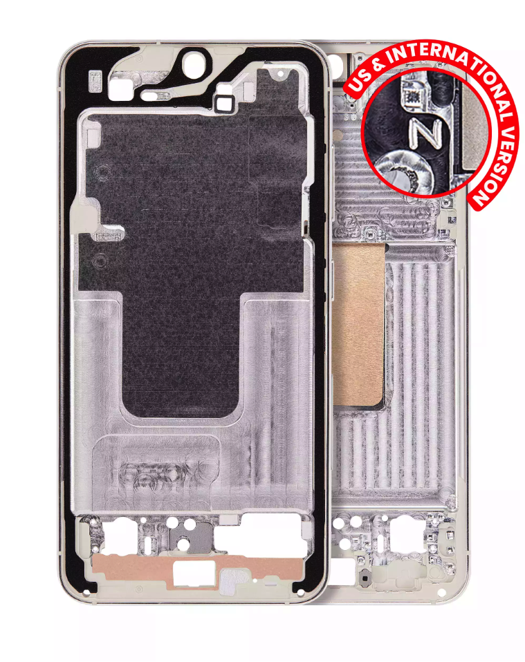 Mid-Frame Housing For Samsung Galaxy S23 5G (US & International Version) (Cream)
