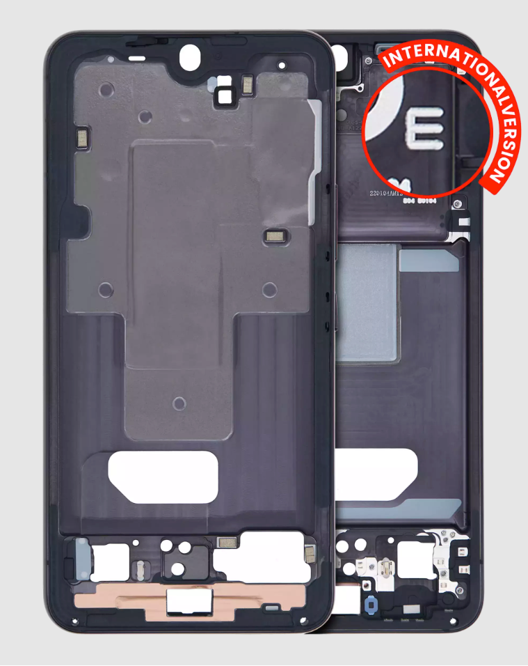 Mid-Frame Housing For Samsung Galaxy S22 5G (International Version) (Phantom Black)