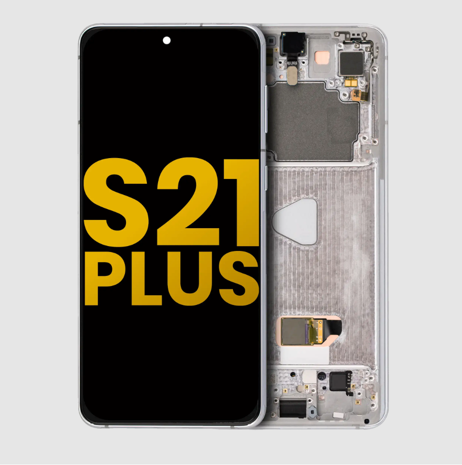 OLED Assembly With Frame For Samsung Galaxy S21 Plus 5G (Refurbished) (Phantom Silver)