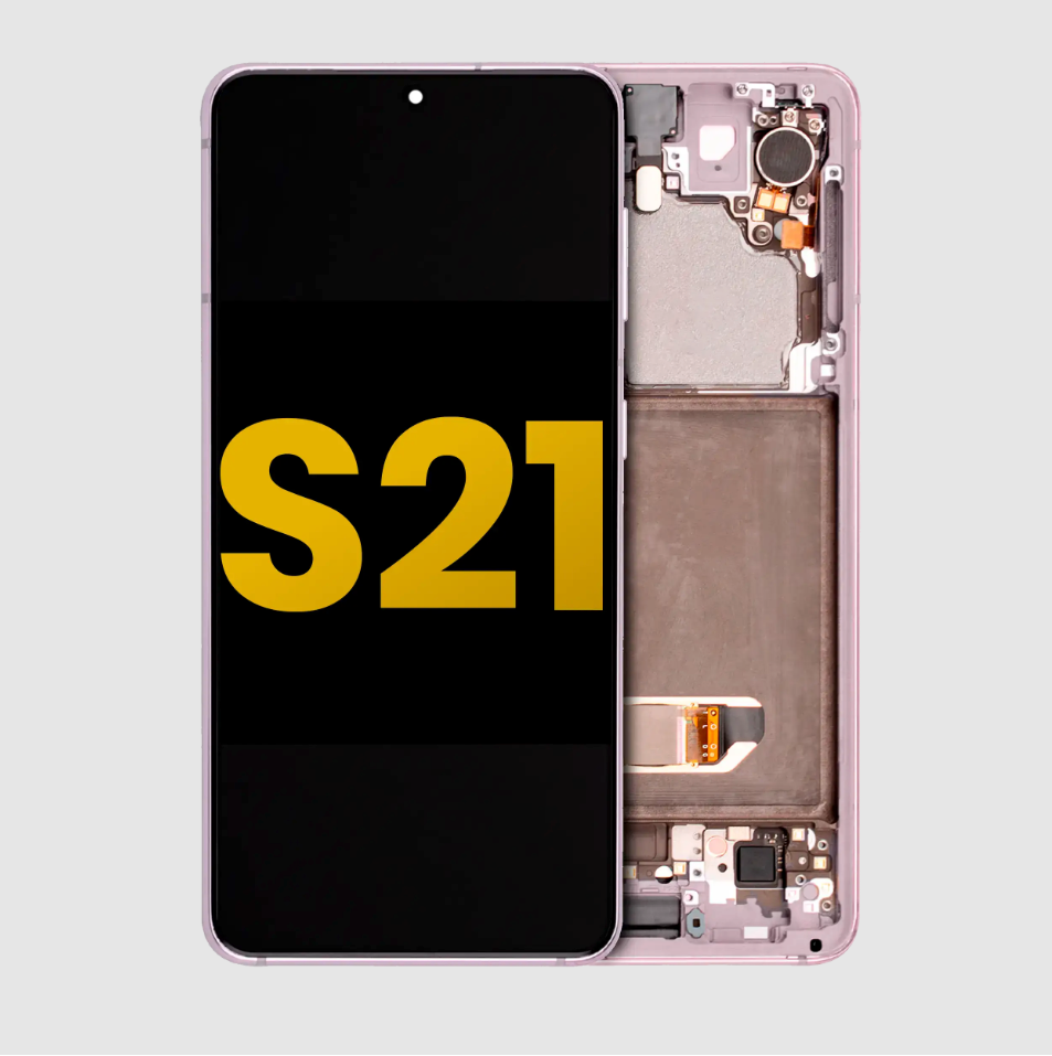 OLED Assembly With Frame For Samsung Galaxy S21 5G (Refurbished) (Phantom Violet)