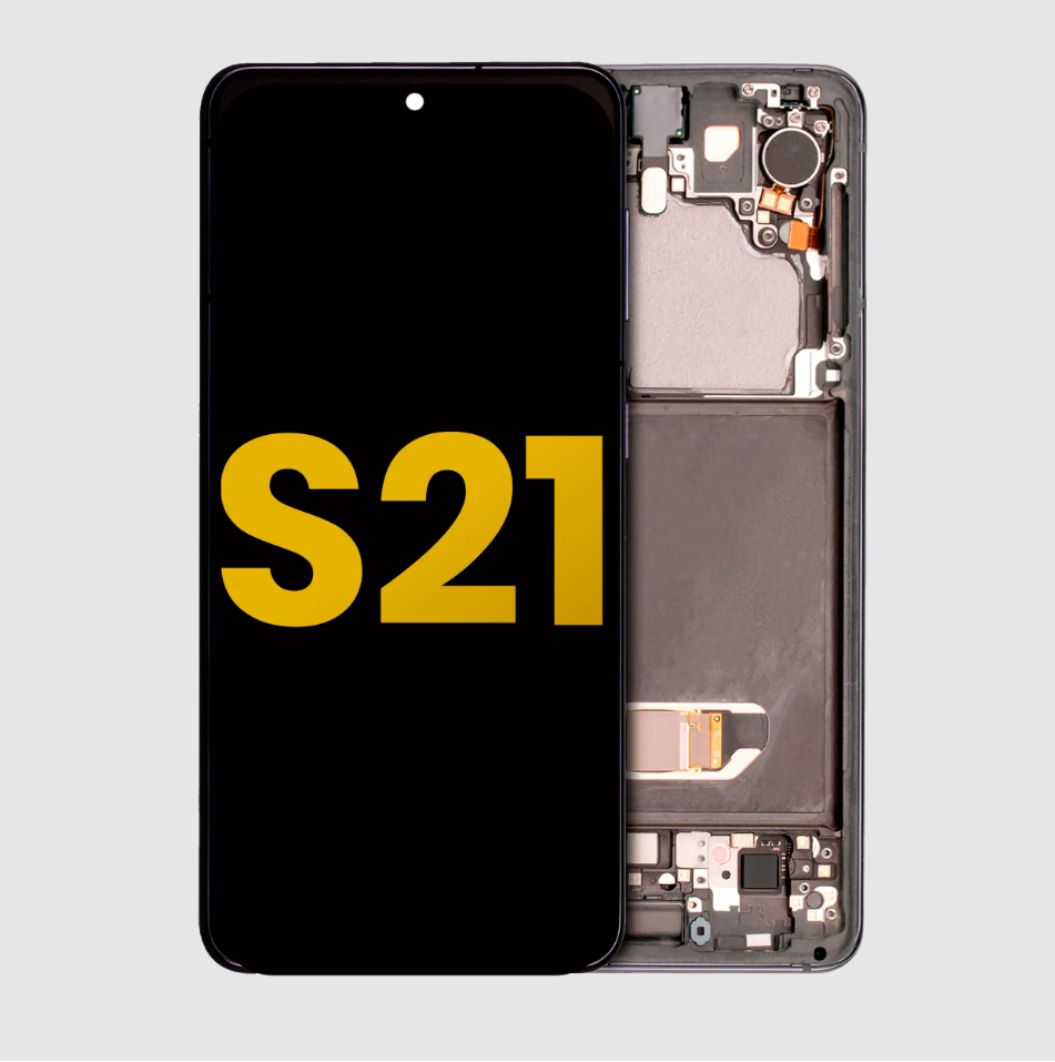 OLED Assembly With Frame For Samsung Galaxy S21 5G (Refurbished) (Phantom Gray)