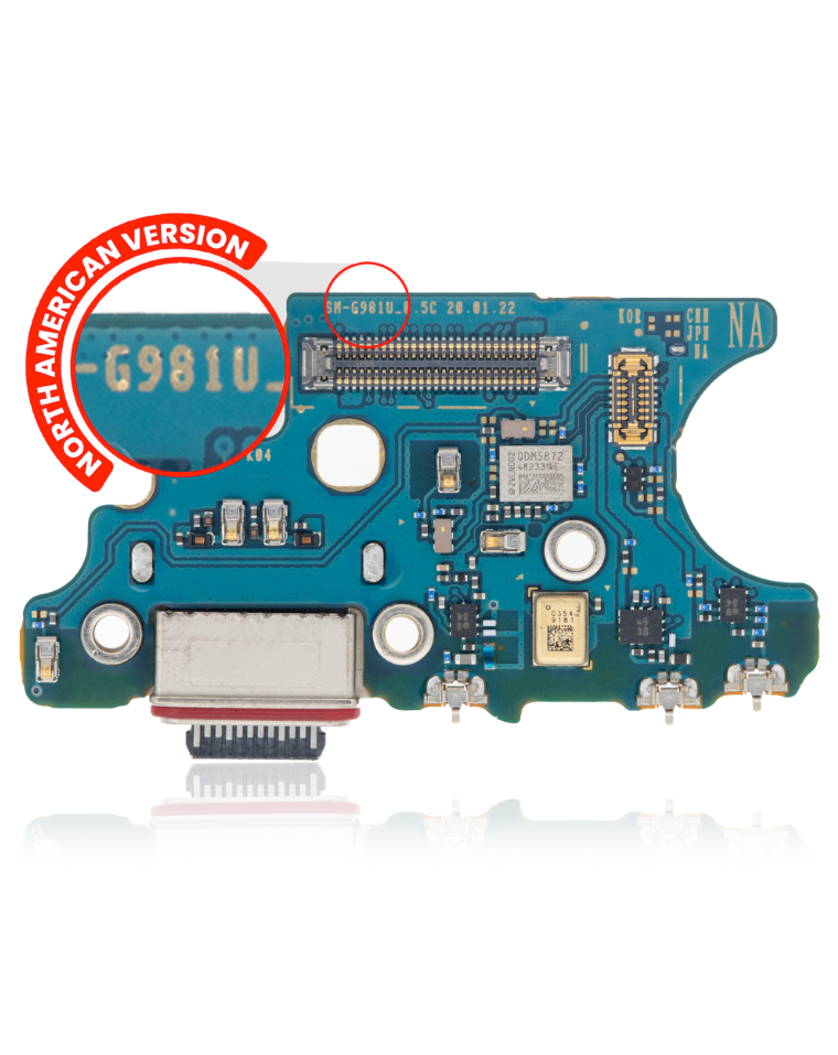 Charging Port With Board For Samsung Galaxy S20 5G (G981U) (US Version) (Premium)
