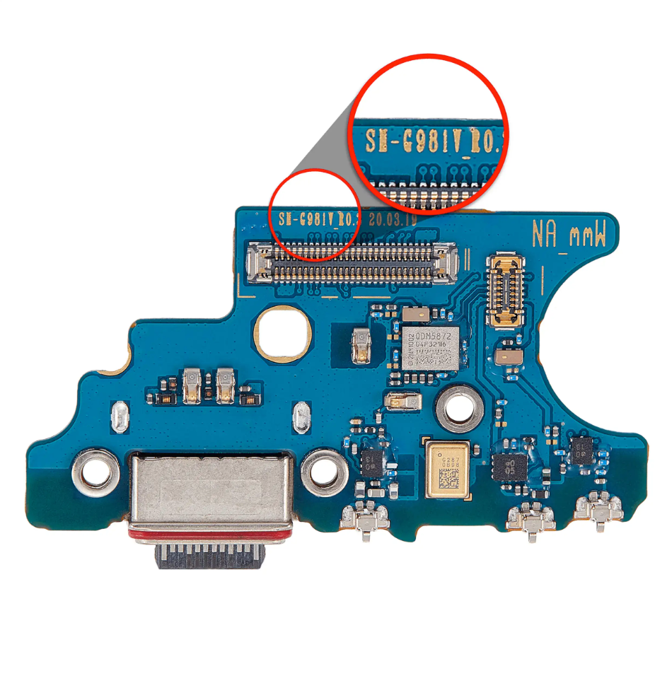 Charging Port With Board For Samsung Galaxy S20 5G UW (G981V) (Verizon) (Premium)