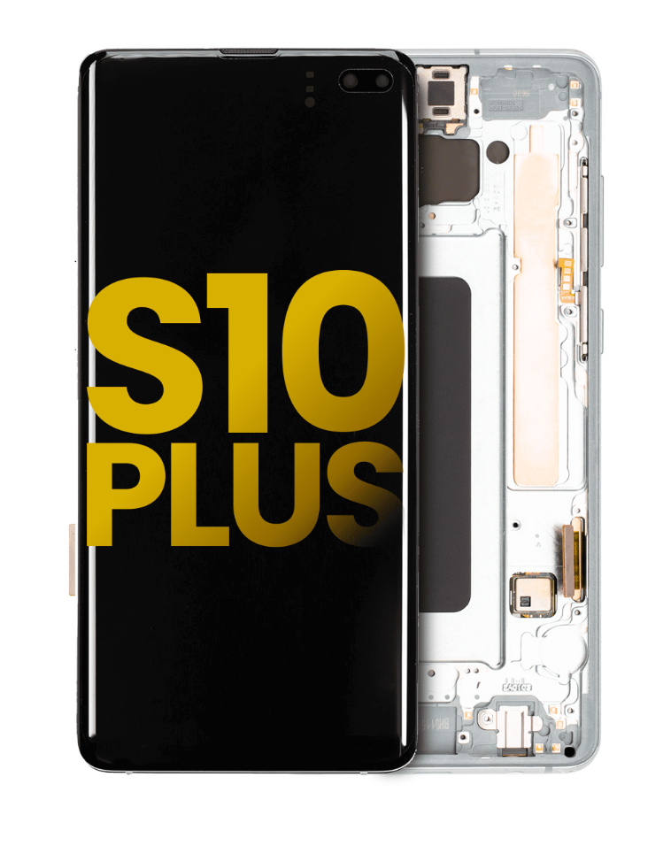 OLED Assembly With Frame For Samsung Galaxy S10 Plus (Refurbished) (Prism Green)