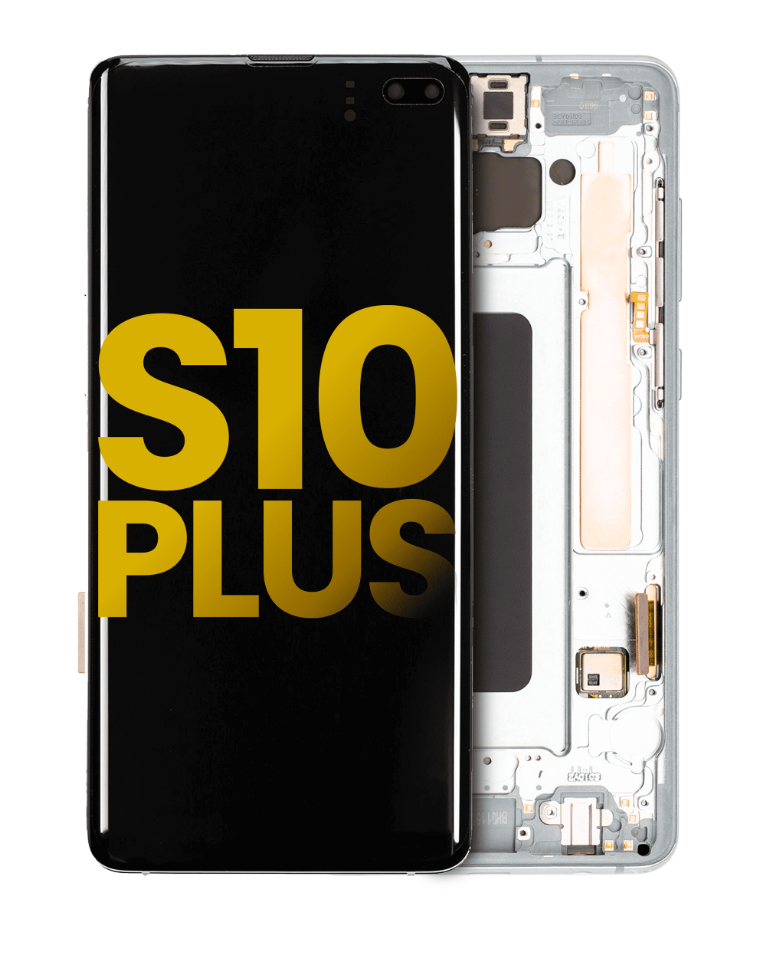 OLED Assembly With Frame For Samsung Galaxy S10 Plus (Refurbished) (Prism Green)