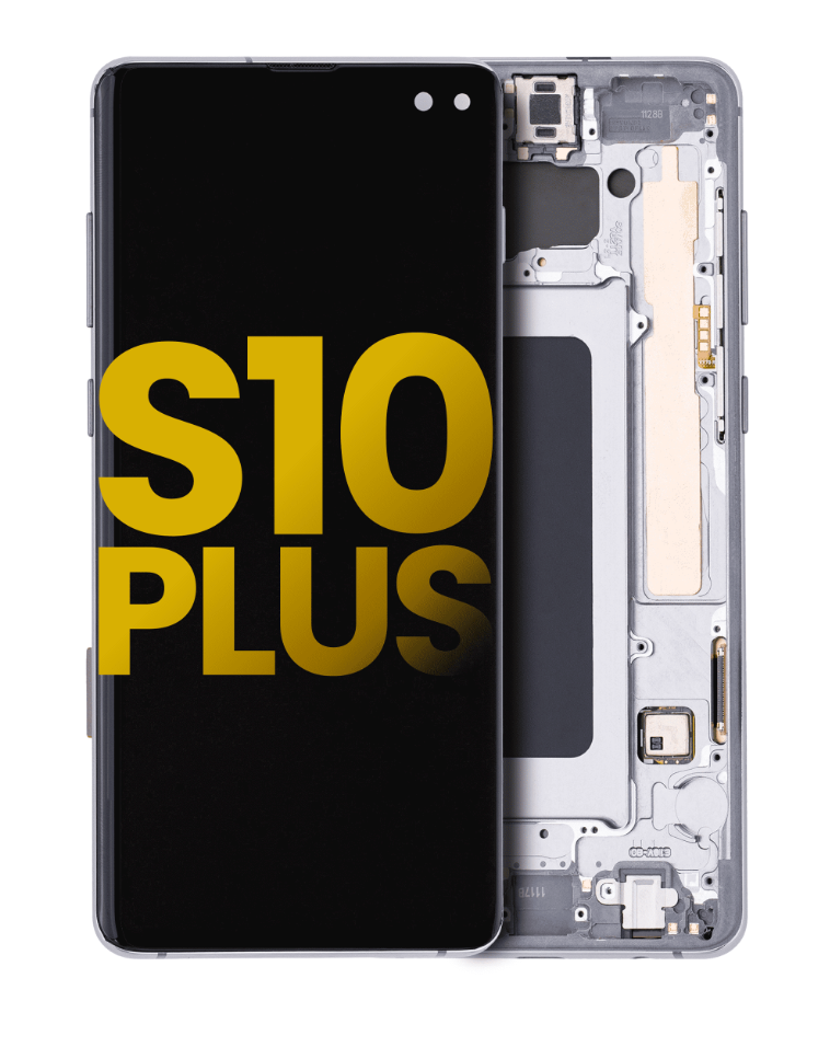 OLED Assembly With Frame For Samsung Galaxy S10 Plus (Refurbished) (Prism / Ceramic Black)