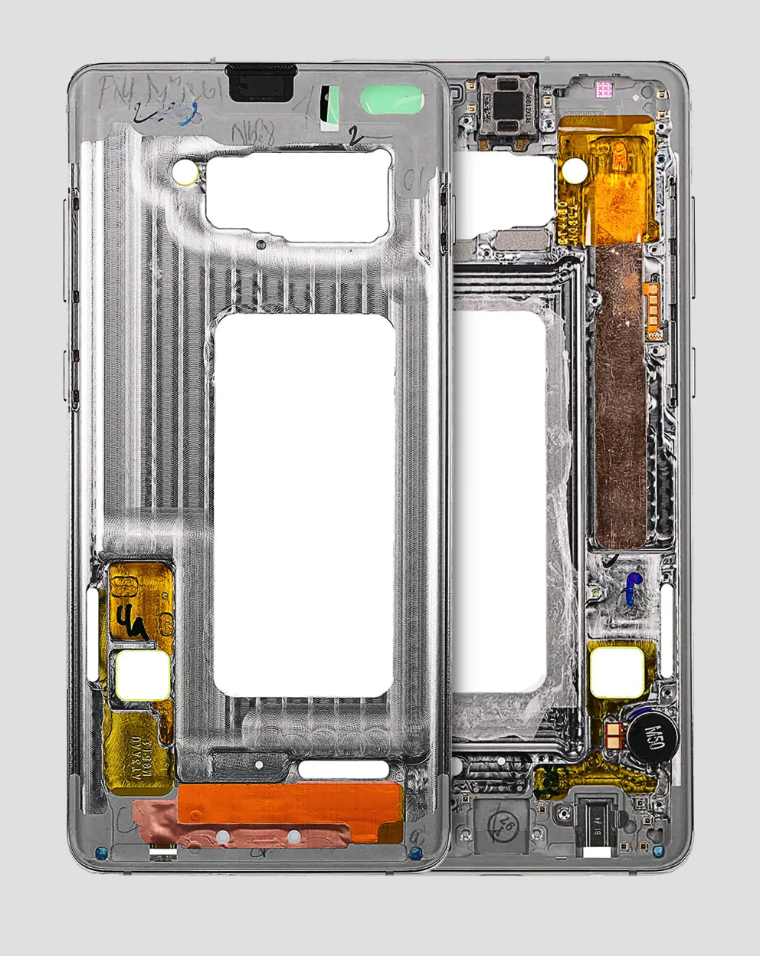 Mid-Frame Housing For Samsung Galaxy S10 (With Small Parts) (Prism Blue)