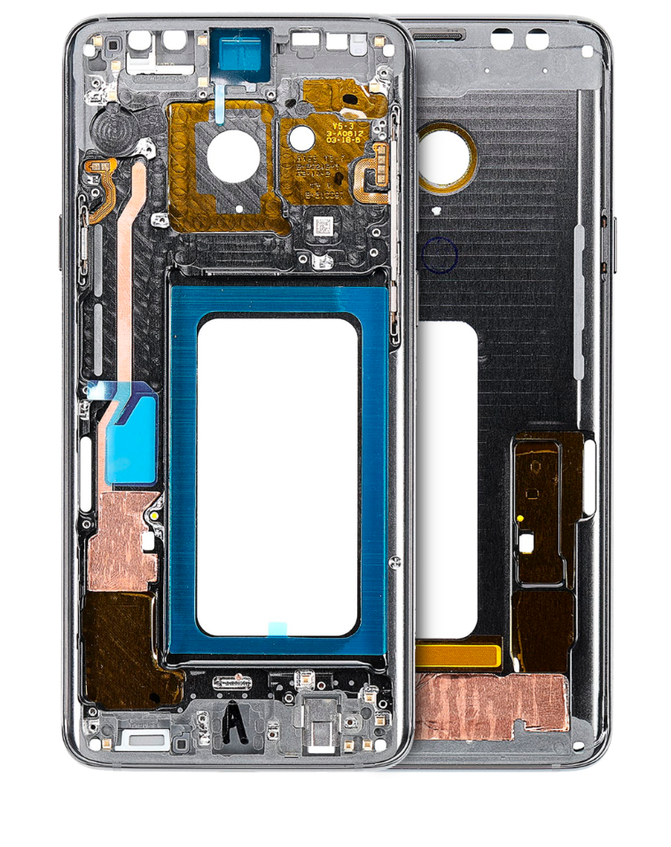 Mid-Frame Housing For Samsung Galaxy S9 Plus (With SmallParts) (Gray Frame)