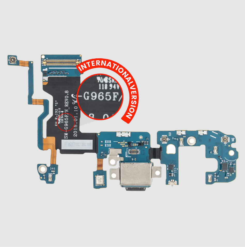 Charging Port With Flex Cable For Samsung Galaxy S9 Plus (G965F) (International Version)