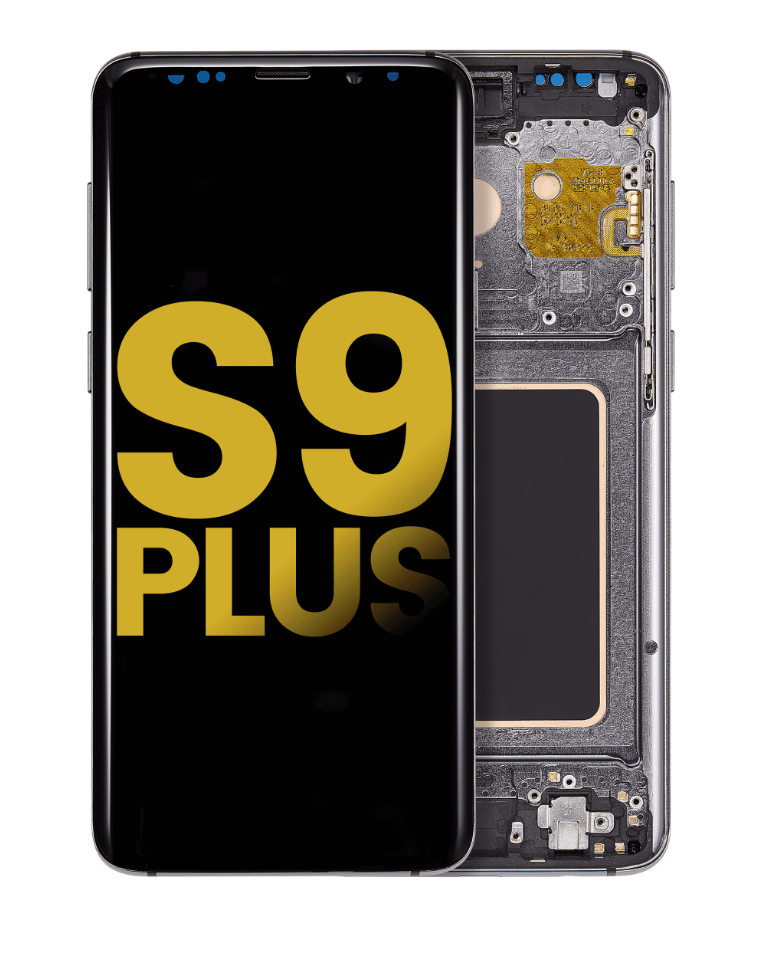 OLED Assembly With Frame For Samsung Galaxy S9 Plus (Refurbished) (Titanium Gray)