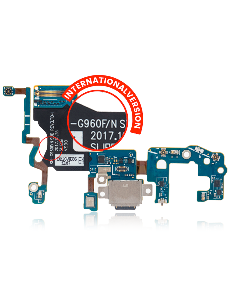 Charging Port With Flex Cable For Samsung Galaxy S9 (G960F) (International Version)