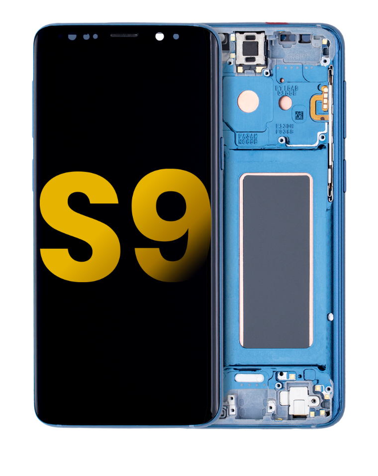 OLED Assembly With Frame For Samsung Galaxy S9 (Refurbished) (Coral Blue)