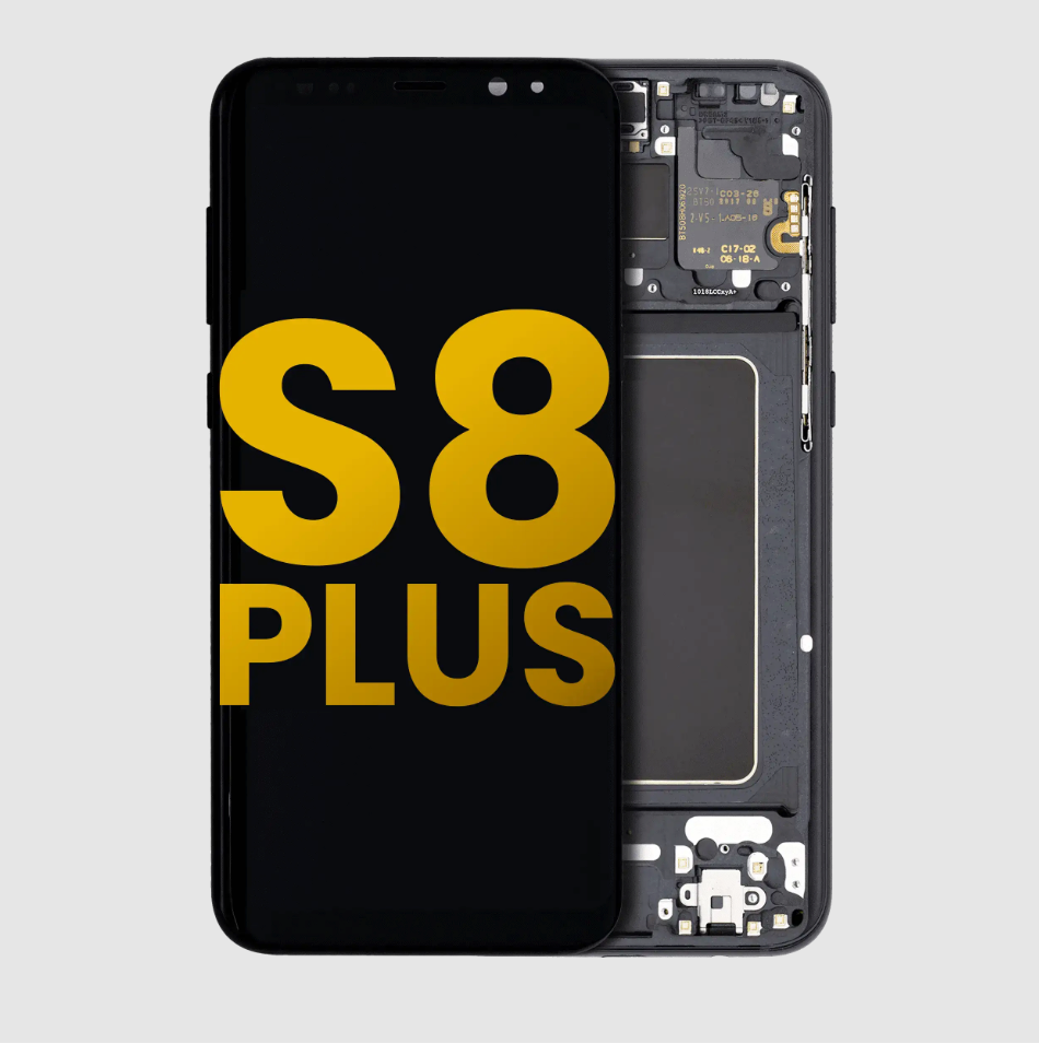 OLED Assembly With Frame For Samsung Galaxy S8 Plus (Refurbished) (Midnight Black)