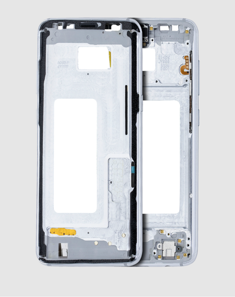 Mid-Frame Housing For Samsung Galaxy S8 (With Small Parts) (Arctic Silver)