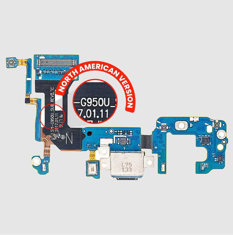 Charging Port With Flex Cable For Samsung Galaxy S8 (G950U) (US Version)