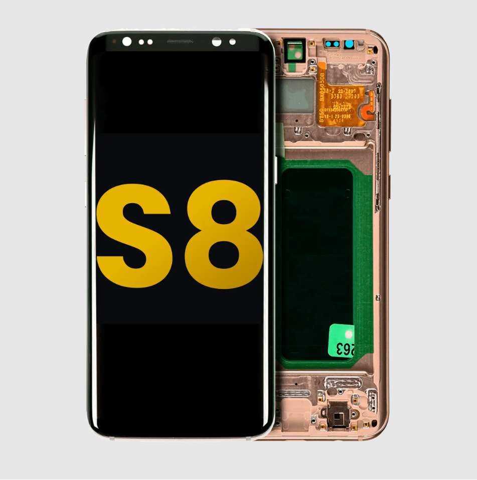 OLED Assembly With Frame For Samsung Galaxy S8 (Refurbished) (Maple Gold)