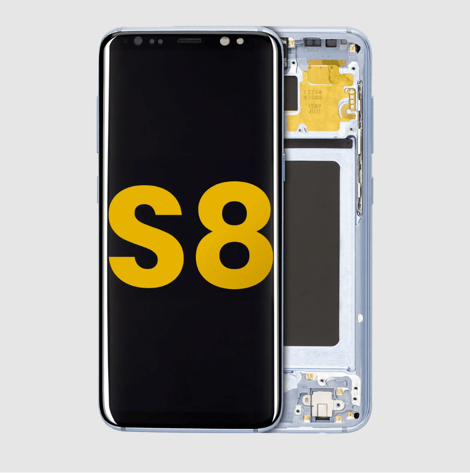 OLED Assembly With Frame For Samsung Galaxy S8 (Refurbished) (Coral Blue)