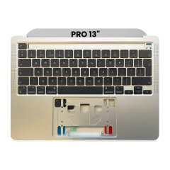Top Case with Keyboard (ISO UK) For MacBook Pro 13" A2338 (2020) (Silver)