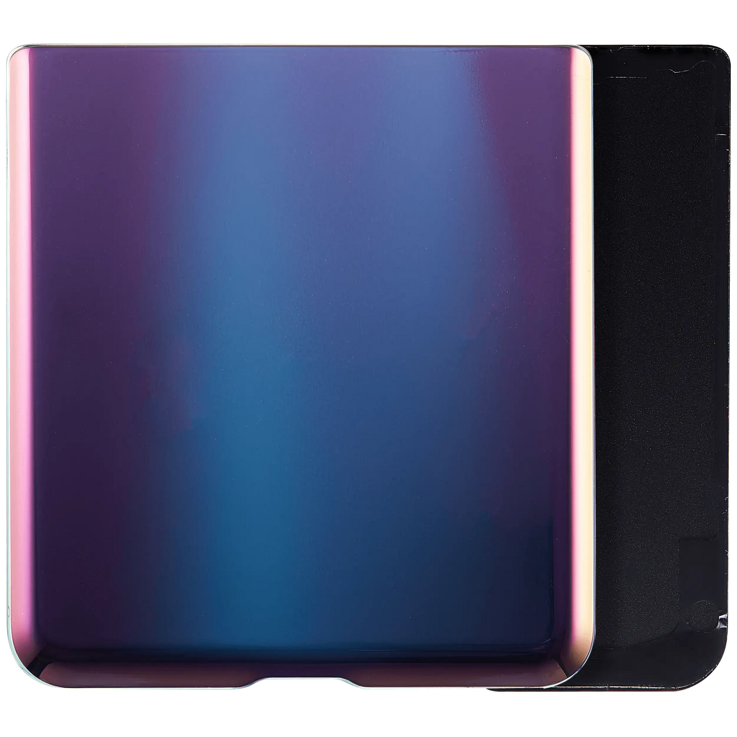 Bottom Back Cover Glass With Camera Lens For Samsung Galaxy Z Flip 4G (F700) / Z Flip 5G (F707) (Aftermarket Plus) (Mirror Purple)