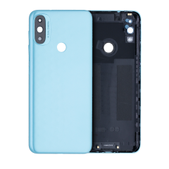 Back cover Glass For Motorola Moto E20 (XT2155 / 2021) (Blue)