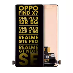 OLED Assembly Without Frame For OPPO Find X7 / One Plus 12R 5G / One Plus Ace 3 5G / Realme GT5 Pro / Realme GT Neo6 SE / Realme GT 6 (International Version) / Realme GT 6T / Realme GT Neo6 (Refurbished) (All Colors)