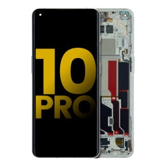 OLED Assembly With Frame For OnePlus 10 Pro (Refurbished) (Panda White)