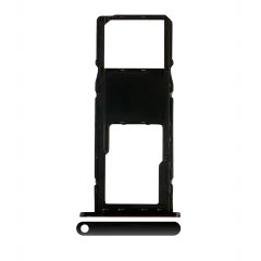 Single Sim Card Tray For Motorola Moto G7 Power (XT1955 / 2019) (International Version) (Ceramic Black)