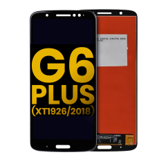LCD Assembly Without Frame For Motorola Moto G6 Plus (XT1926 / 2018) (Refurbished) (Black)