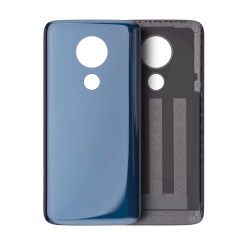 Back cover Glass For Motorola Moto G7 Power (XT1955 / 2019) (Marine Blue) (US Version)