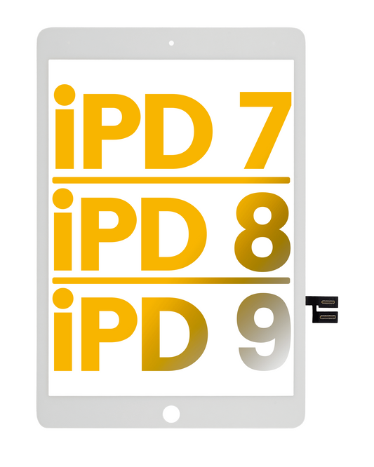Digitizer For iPad 7 (2019) / iPad 8 (2020) / iPad 9 (2021) (Premium) (White)