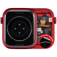 Housing Assembly Compatible For Watch Series 9 (45MM) (Used OEM Pull: Grade A) (Cellular Version) (Aluminum / Red)