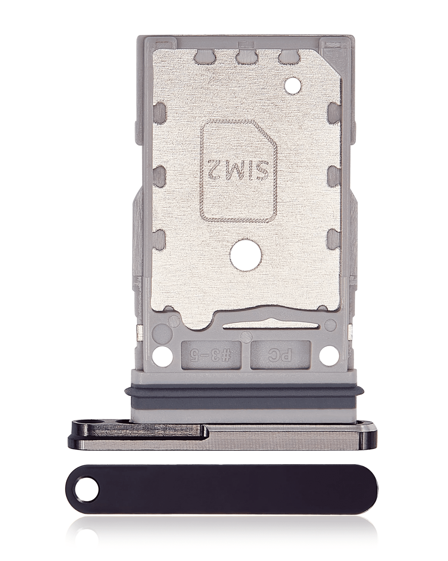Dual Sim Card Tray For Samsung Galaxy Z Fold 4 (F936) (Phantom Black)