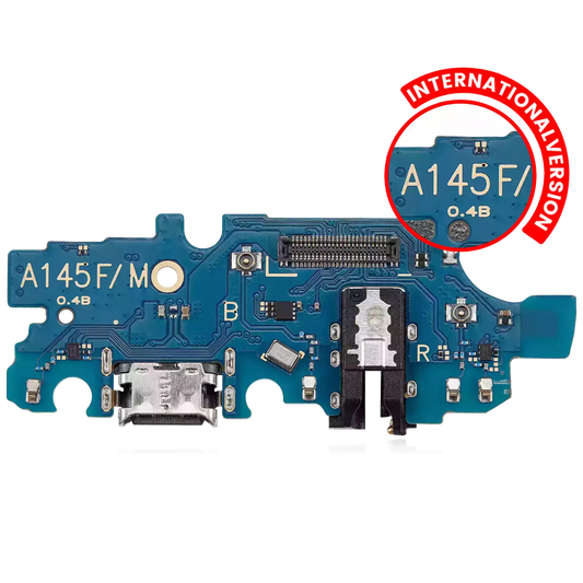 Charging Port With Board For Samsung Galaxy A14 (A145F / 2023) (International Version) (Aftermarket Plus)